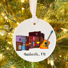 Load image into Gallery viewer, Nashville, TN Ceramic Ornament
