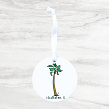 Load image into Gallery viewer, Palmetto Charleston, SC Ceramic Ornament
