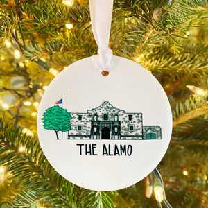 The Alamo Ceramic Ornament