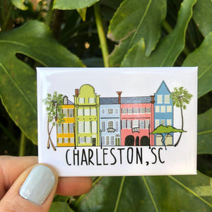 Rainbow Row Charleston, SC Magnet