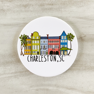 Rainbow Row Charleston, SC Coaster