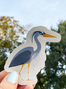 Blue Heron Sticker