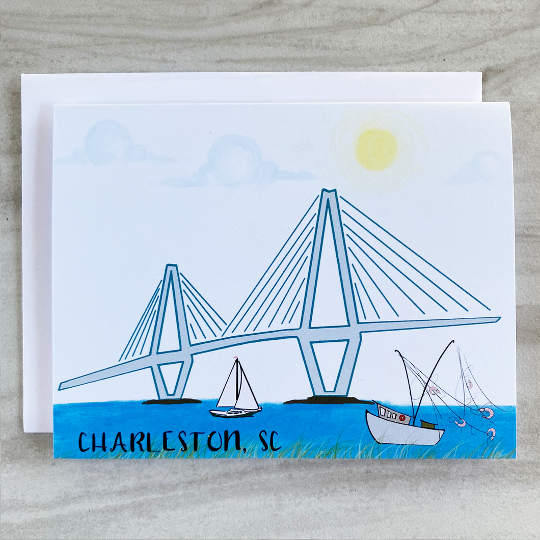 Charleston Harbor Card