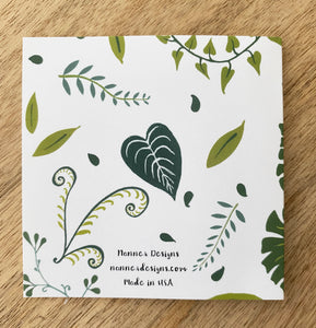 Leaves Card