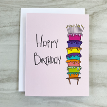 Load image into Gallery viewer, Happy Birthday Cake Card
