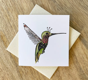 Little Hummingbird Card