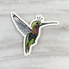 Load image into Gallery viewer, Hummingbird Die Cut Sticker
