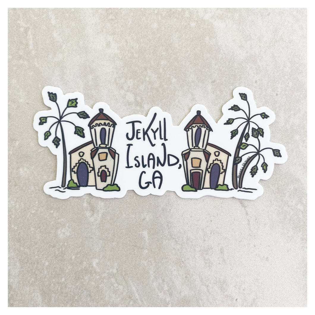 Jekyll Island, GA Sticker