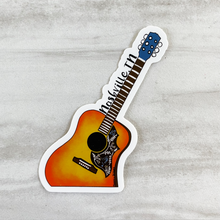 Load image into Gallery viewer, Nashville, TN Hummingbird Acoustic Guitar Sticker
