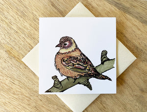 Bird on Branch Card