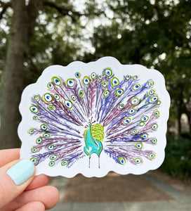 Peacock Sticker