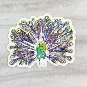 Peacock Sticker