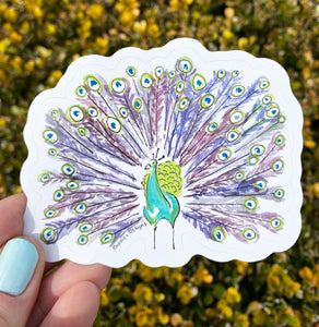 Peacock Sticker