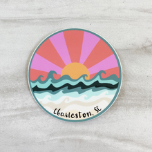 Load image into Gallery viewer, Pink Sunrise Charleston, SC Sticker
