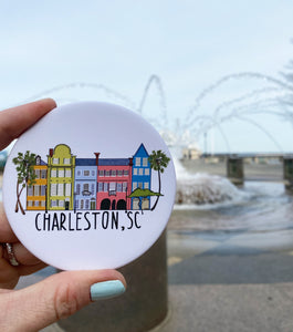 Rainbow Row Charleston, SC Coaster