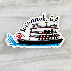 Riverboat Cruise Savannah, Georgia Sticker