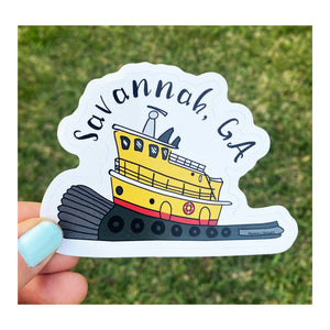 Tugboat Savannah, Georgia Sticker