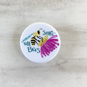 Save the Bees Button