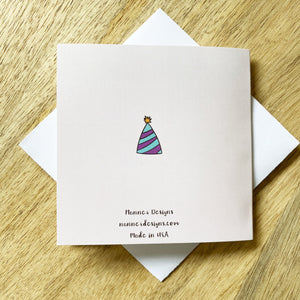 Happy Birthday Cake Enclosure Card