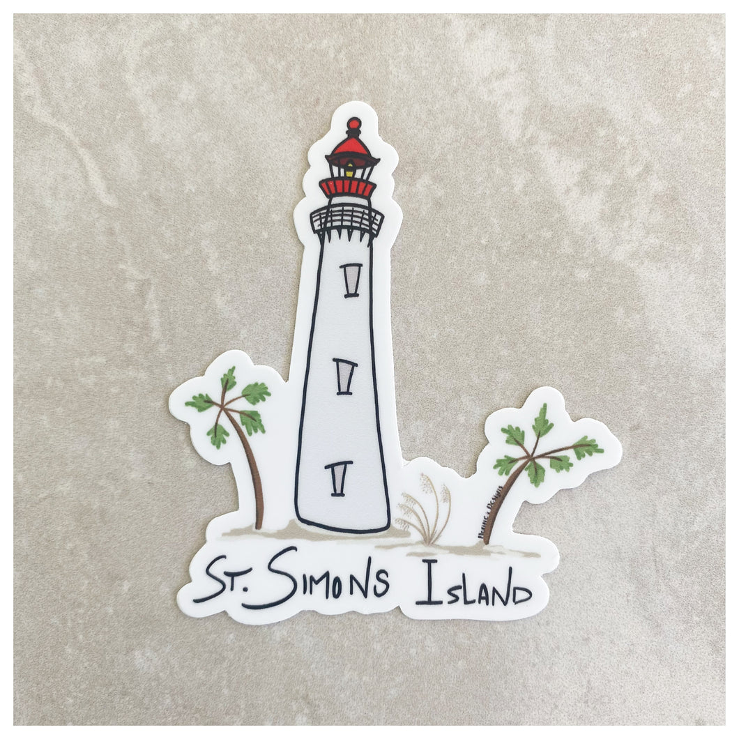 St. Simons Island, GA Sticker