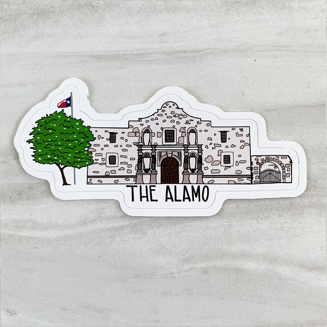 The Alamo Texas Sticker