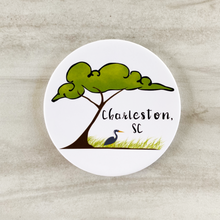 Load image into Gallery viewer, Charleston Oak Tree &amp; Heron Coaster
