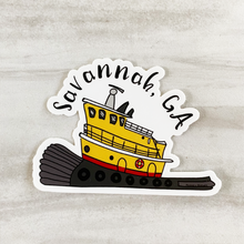 Load image into Gallery viewer, Tugboat Savannah, Georgia Sticker
